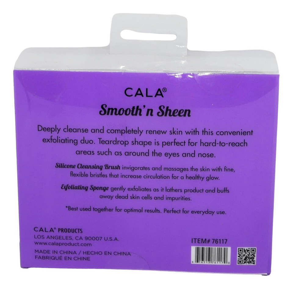 Cala Purple Facial Exfoliator Duo