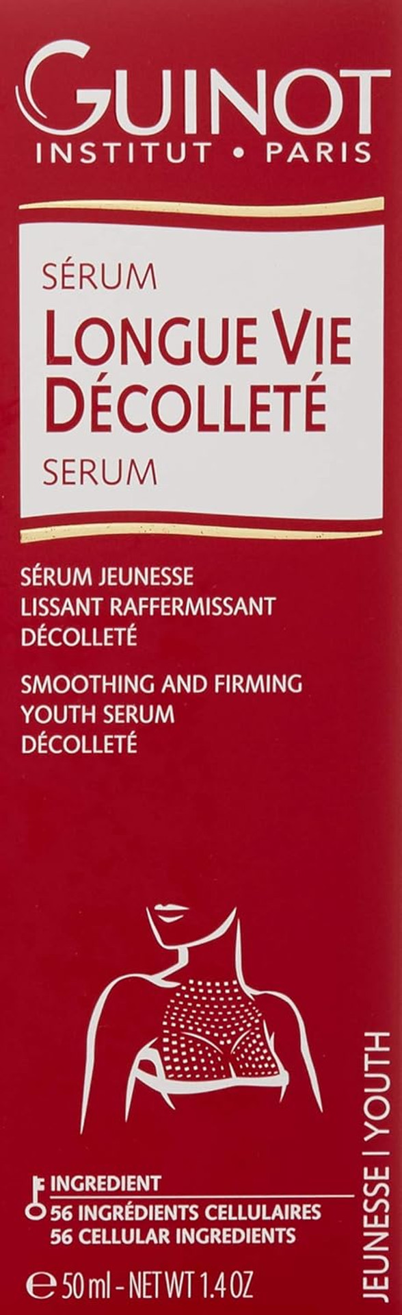 Guinot Longue Vie Decollete Serum, 1.4 Oz