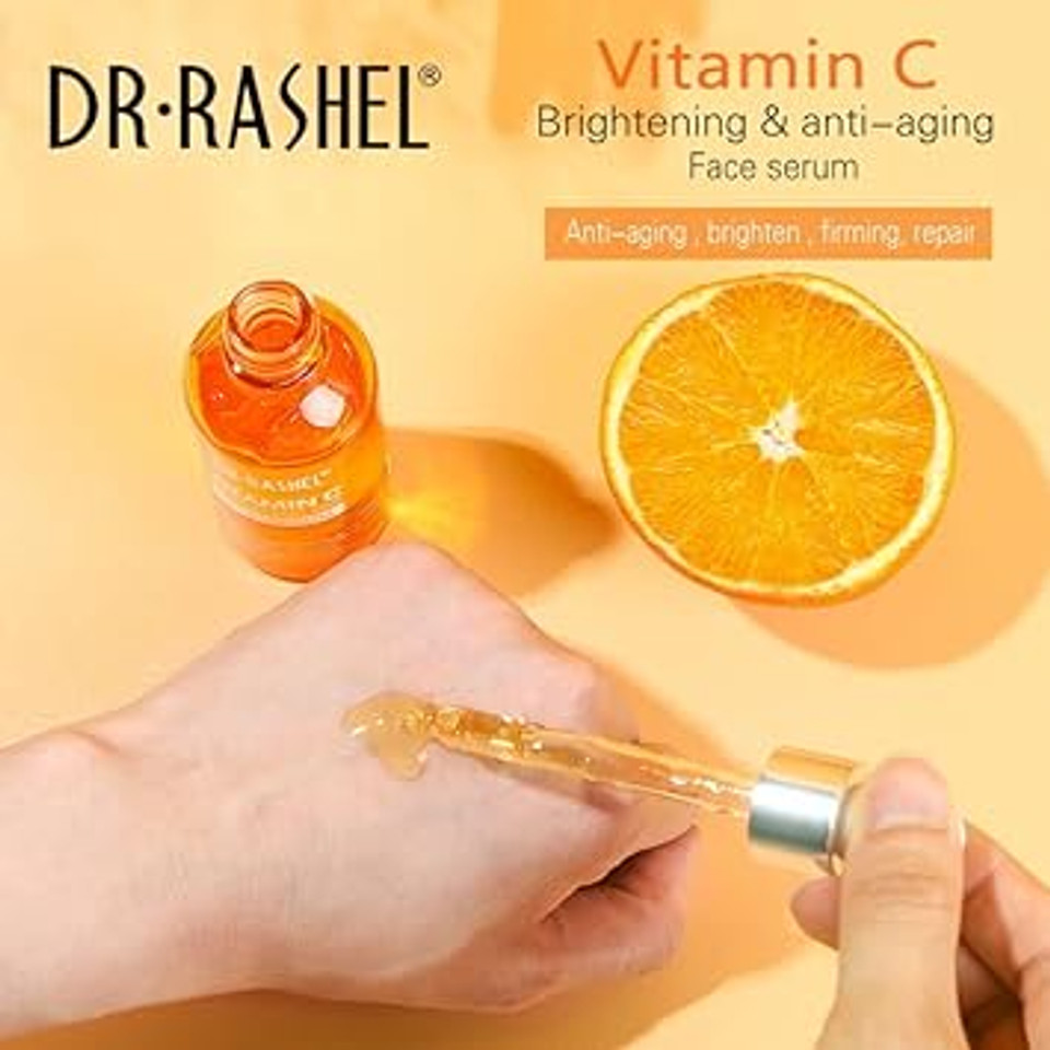 Dr Rashel Vitamin C Anti Aging Hyaluronic Acid Firming Facial Essence Moisturizing Serum