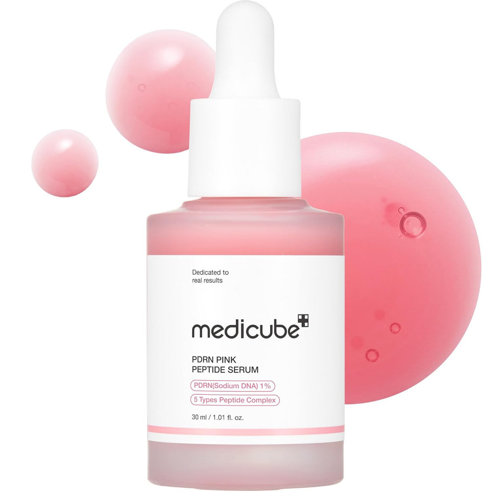 Medicube Salmon Dna Pdrn Pink Peptide Serum, Pink Glow Serum, Peptide, Niacinamide, Hydrating & Moisturizing & Firming, Uneven Skin Tone, Korean Skincare | 1.01 Fl.Oz. (1.01 Fl.Oz., Salmon Dna Pdrn) Medicube Salmon Dna Pdrn Pink Peptide Serum, Pink Glow Serum, Peptide, Niacinamide, Hydrating & Moisturizing & Firming, Uneven Skin Tone, Korean Skincare | 1.01 Fl.Oz. (1.01 Fl.Oz., Salmon Dna Pdrn)