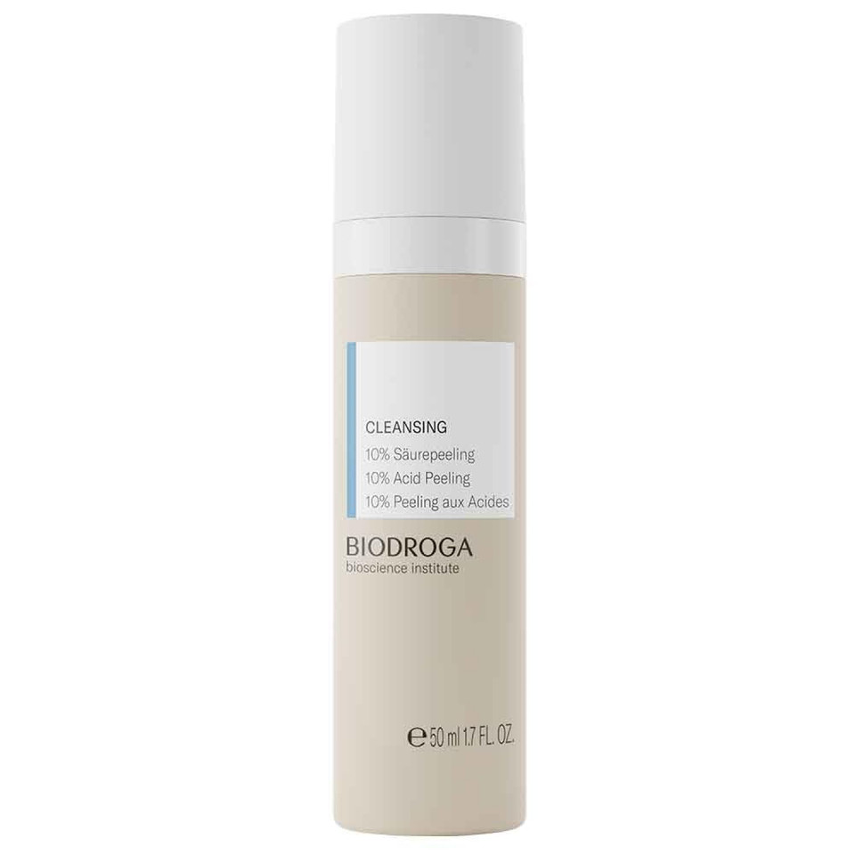 Biodroga Cleansing 10% Acid Exfoliating 50Ml - Face Scrub Facial Cleansing Pore Cleanser Face Wash Scrub Deep Cleansing