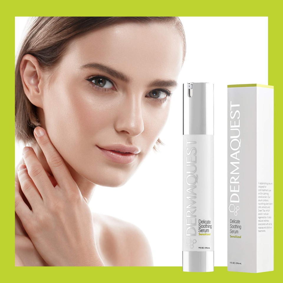 Dermaquest Sensitized Delicate Soothing Face Serum For Sensitive Skin - Redness And Irritation Relief - Anti Aging Skin Repair
