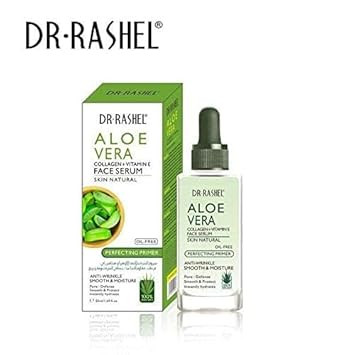 Aloe Vera Collagen + Vitamin E Face Serum | Anti - Wrinkle, Instantly Smooth Hydrates & Moisture Skin, Size 1.69 Oz