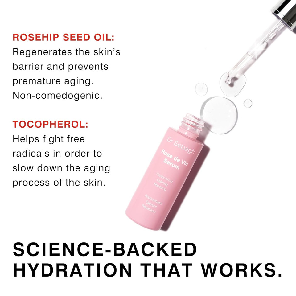 Rose De Vie Serum - 1.7 Fl Oz | Award-Winning Nourishing Anti-Aging Formula | Use With Dry, Mature, Or Sensitive Skin | Designed To Soothe Redness & Irritation | Regenerating & Invigorating