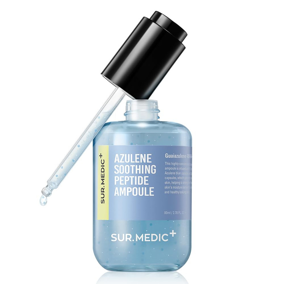 Surmedic Azulene Moisturizing Soothing Mousse Toner, Hydrating, Glowing, Calming Bubble Toner For Sensitive, Dry, Dull Skin, Korean Skin Care 3.71 Oz / 110Ml
