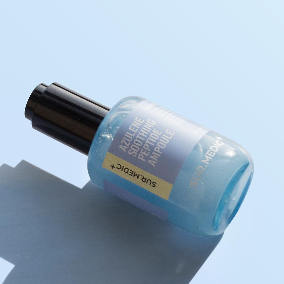 Surmedic Azulene Moisturizing Soothing Mousse Toner, Hydrating, Glowing, Calming Bubble Toner For Sensitive, Dry, Dull Skin, Korean Skin Care 3.71 Oz / 110Ml