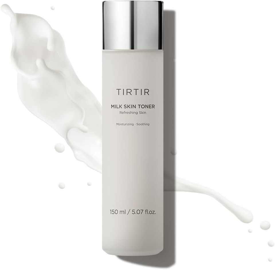 Tirtir Milk Skin Rice Toner Light | Instant Hydration With 4% Niacinamide, Pantenol, Lightweight, Pore-Tightening, Vegan, Acne-Prone, Oily Skin, Fungal Acne Safe, Korean Skin Care, 0.67 Fl Oz