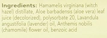 Witch Hazel Toner Lavender Chamomile, 8.75 Fl Oz