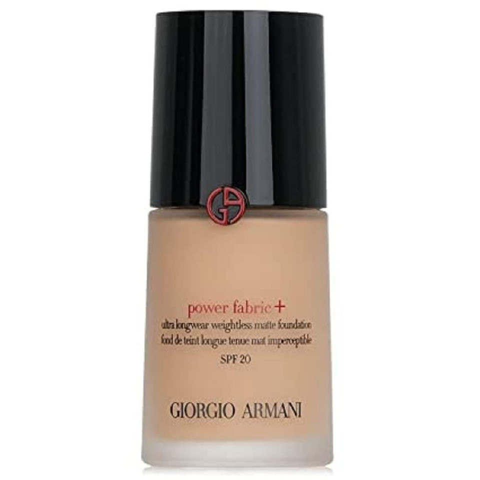 Power Fabric Plus Longwear Weightless Matte Foundation Spf 20 - 4 By Giorgio Armani For Women - 1 Oz Foundation