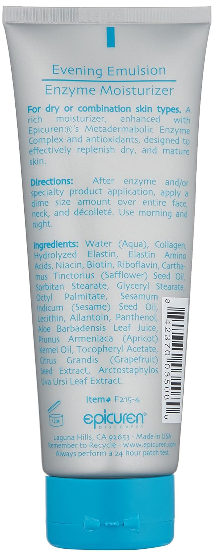 Epicuren Discovery Evening Emulsion Enzyme Moisturizer