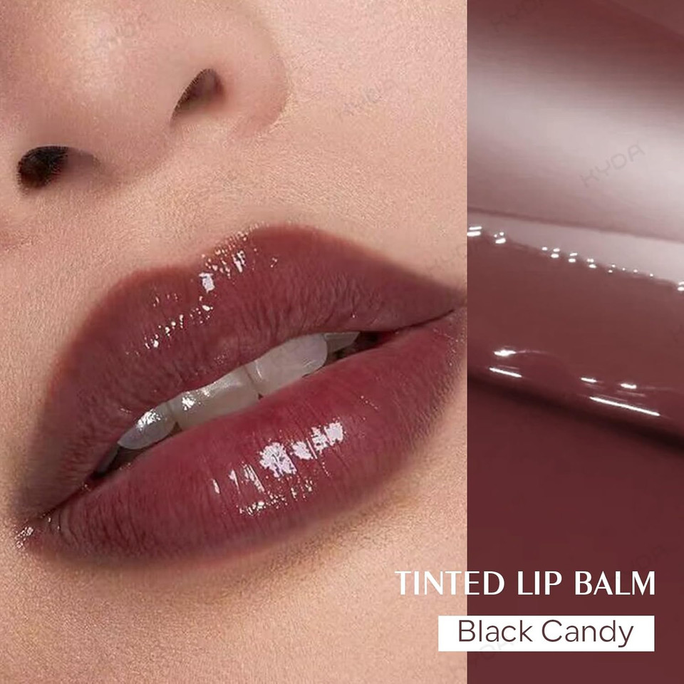 Kyda 2 Colors Honey Lipstick Tinted Lip Balm, Sheer Hydrating Honey Lipstick, With A Hint Of Natural Sheer Tint, Moisturizing Lips Color, Nourishing Lip Balm, Black Candy +Rose Candy Kyda 2 Colors Honey Lipstick Tinted Lip Balm, Sheer Hydrating Honey Lipstick, With A Hint Of Natural Sheer Tint, Moisturizing Lips Color, Nourishing Lip Balm, Black Candy +Rose Candy