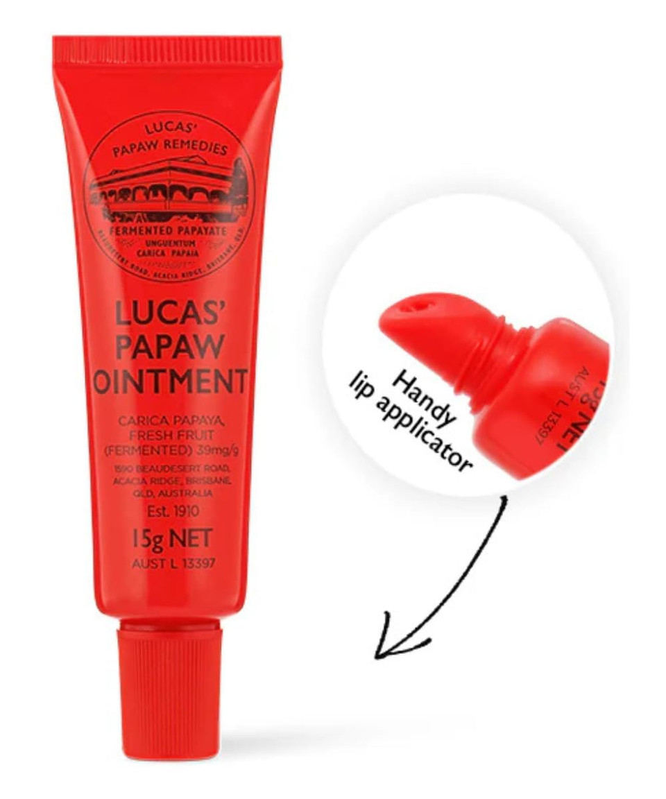 Lucas Papaw Ointment  15G Tube With Lip Applicator  2Pack  Multi-Purpose Skin Relief  Made In Australia