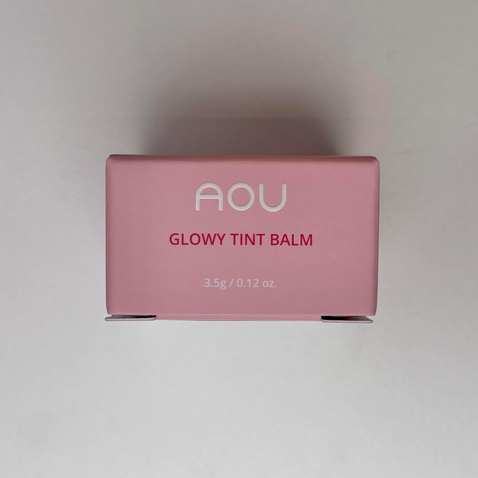 Aou Glowy Tint Balm Tinted Lip Balm With Natural Gloss Instant Hydration For Chapped Lips 0.12Oz (01 Apple Balm)
