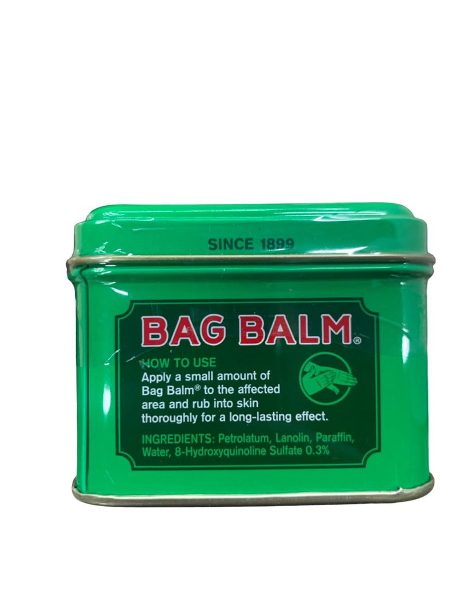 Bag Balm Vermont'S Original Moisturizing For Dry Skin, Chapped Lips, Cracked Heels, Dog Paw Pads + More. 118 Ml (4 Oz) Tin (2)