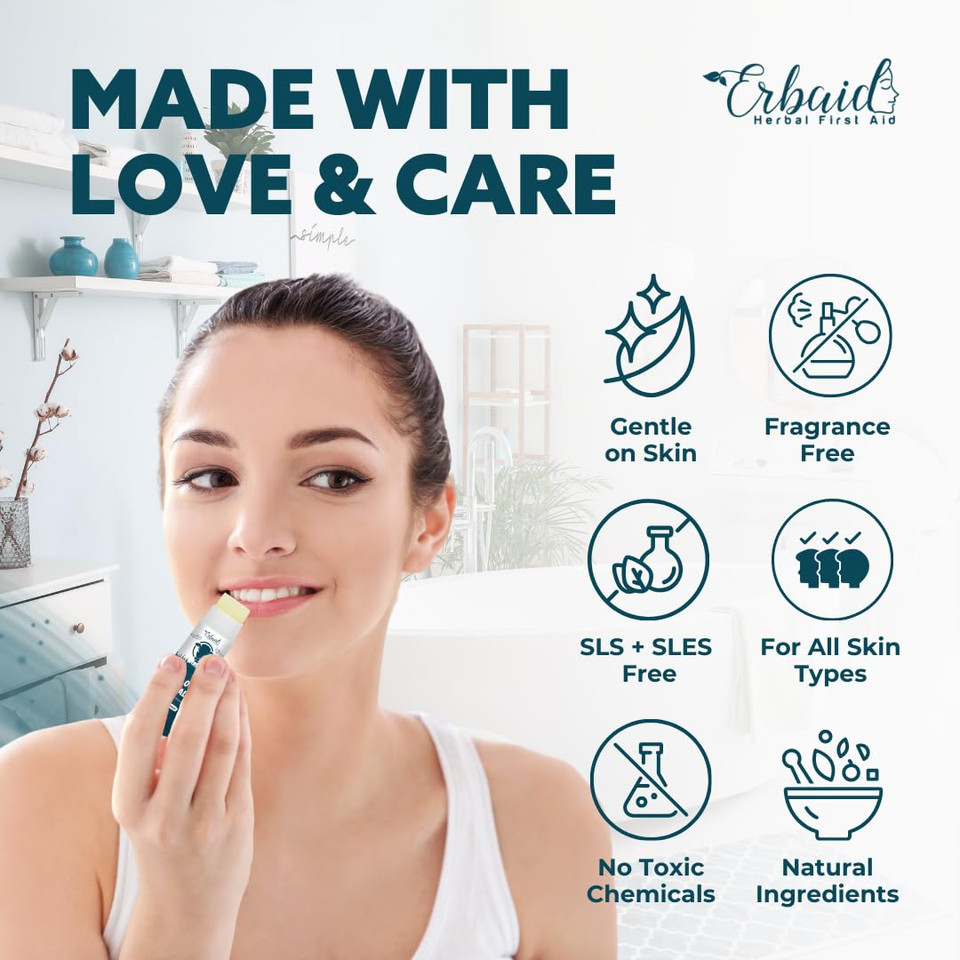 Beef Tallow Lip Balm  Natural Tallow Beeswax Chapstick  Hydrating Moisturizer Grass Fed Bison Tallow Balm Lip Care  Soothes Chapped, Dry Lips, Sensitive Skin  Long Lasting & Vitamin Rich Usa-Made