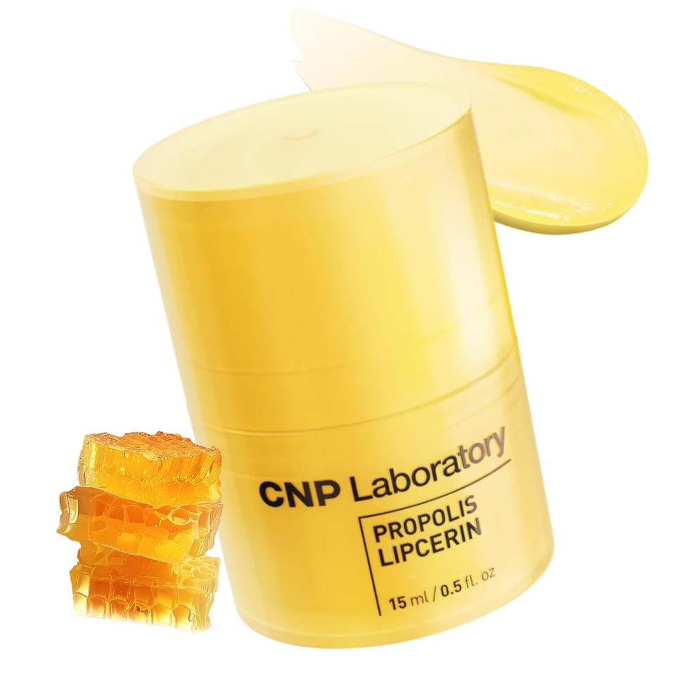 Cnp Honey Lip Butter Mini Set  Propolis Lipcerin Travel-Size (4 Flavors), Hydrating Overnight Manuka Lip Balm & Mask, 12Hr Long-Lasting Moisture, Korean Skincare, 0.15 Fl.Oz. X 4 Ea