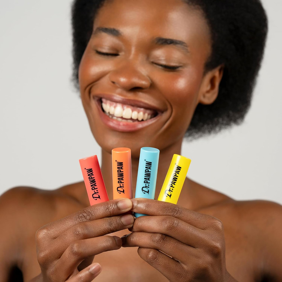 Dr. Pawpaw Original And Tropical Balms - Hydrating Lip Balm Moisturizers With Aloe Vera For Deep Nourishment - Castor Oil Enriched - 4 Pc