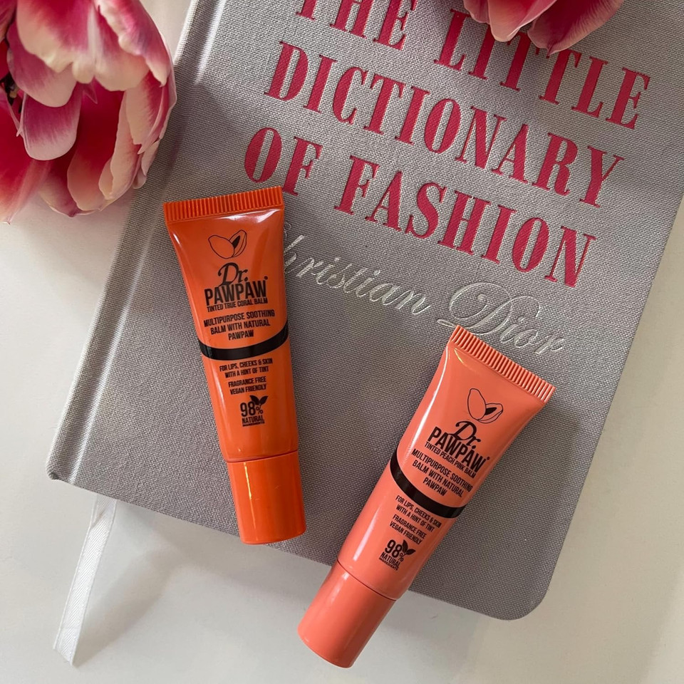 Dr.Pawpaw Outrageous Orange Balm, Multi-Purpose Natural No Fragrance, For Hydrating Lips, Skin, Hair, Cuticles, Nails & Beauty Finishing (10 Ml)