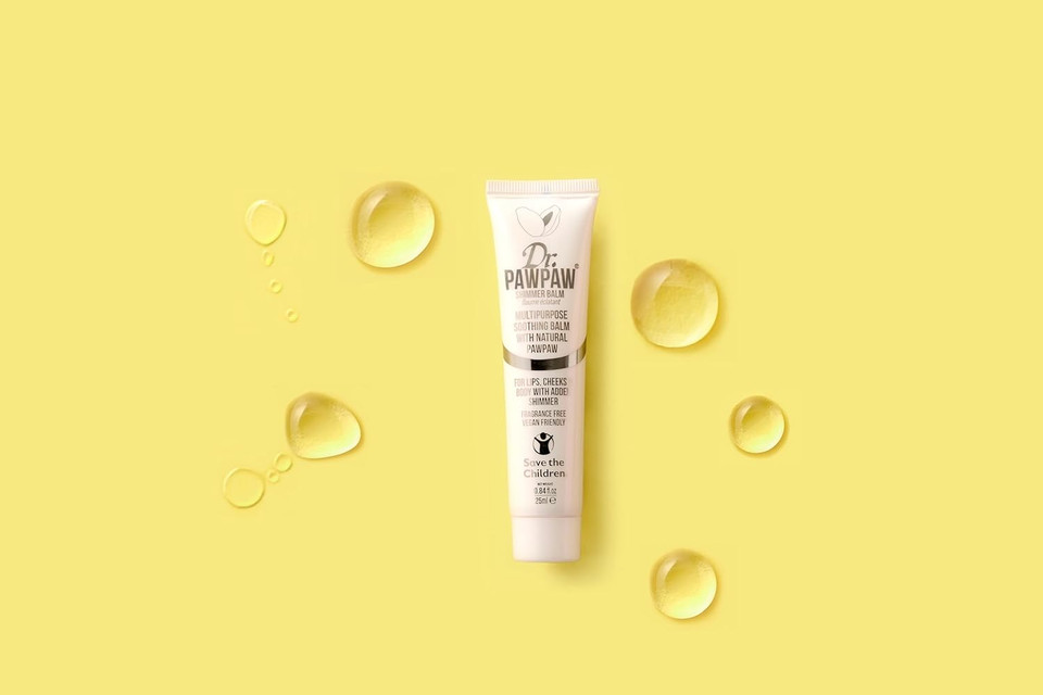Dr.Pawpaw Shimmer, Multi-Purpose Natural No Fragrance Balm For Hydrating Lips, Skin, Hair, Cuticles, Nails & Beauty Finishing (3 X 25 Ml)