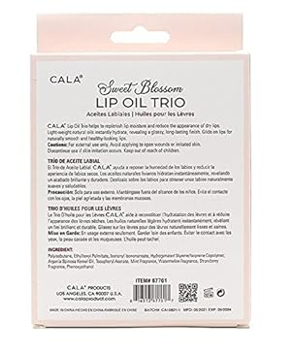 Feel Foxy Lip Oil Trio: Mint, Watermelon, Strawberry