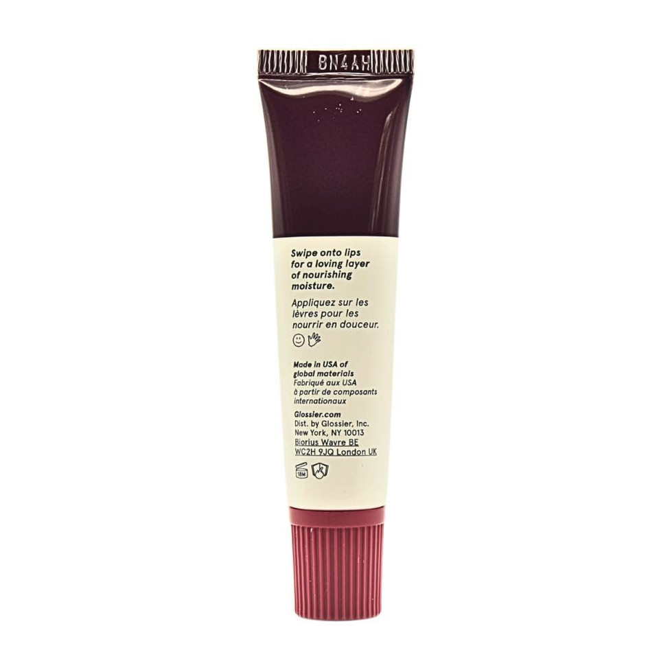 Glossier Balm Dotcom Lip Balm And Skin Salve, Black Cherry  Deep Burgundy Red Hydrating Balm, 0.5 Oz