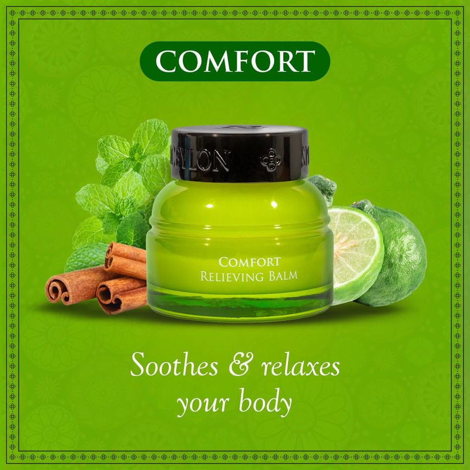 Spa Ceylon Aloe Vera Lemon Mint Cracked Heel Relief Balm | Vegan, Organic Heel Cream For Cracked Heel & Dry Feet, 25G