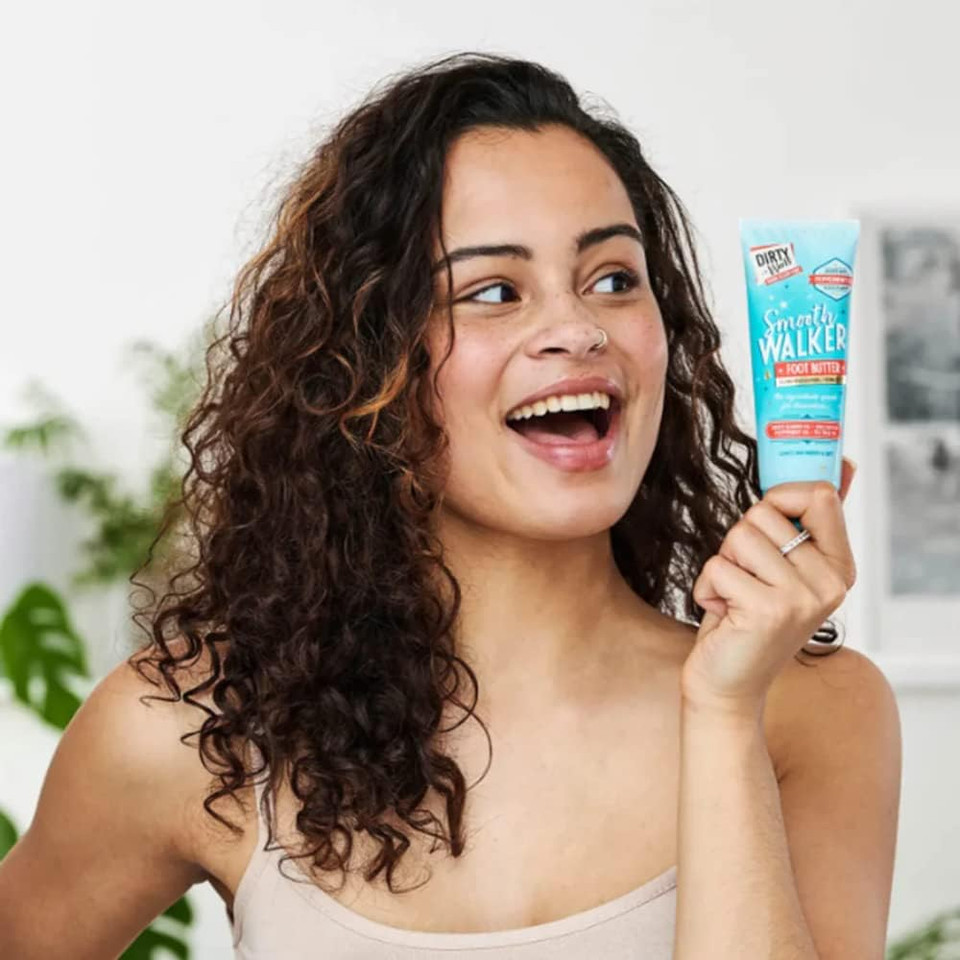 Smooth Walker Foot Butter, Vegan Peppermint Foot Cream, 125Ml