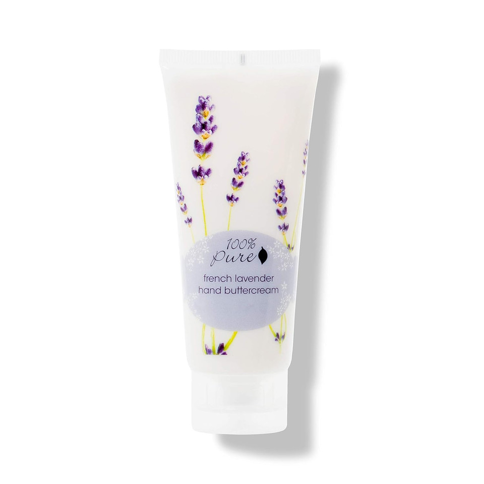100% Pure French Lavender Hand Cream (Hand Buttercream), Dry Skin Hand Lotion, Made With Shea Butter, Natural Lotion For Dry Hands - 2 Fl Oz