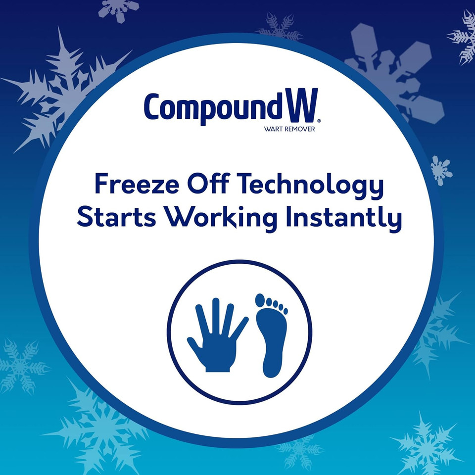 Compound W Freeze Off Wart Remover, 8 Applications