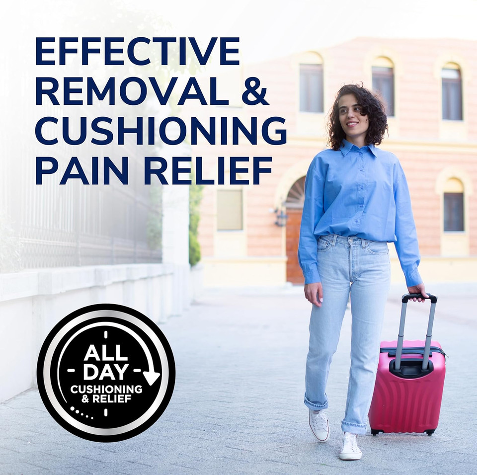 Dr. SchollS Clear Away Wart Remover Hydrogel Bandages For Fingers And Toes - Clinically Proven Effective Wart Removal And Cushioning Pain Relief, Comfortable Multi-Day Coverage Patches