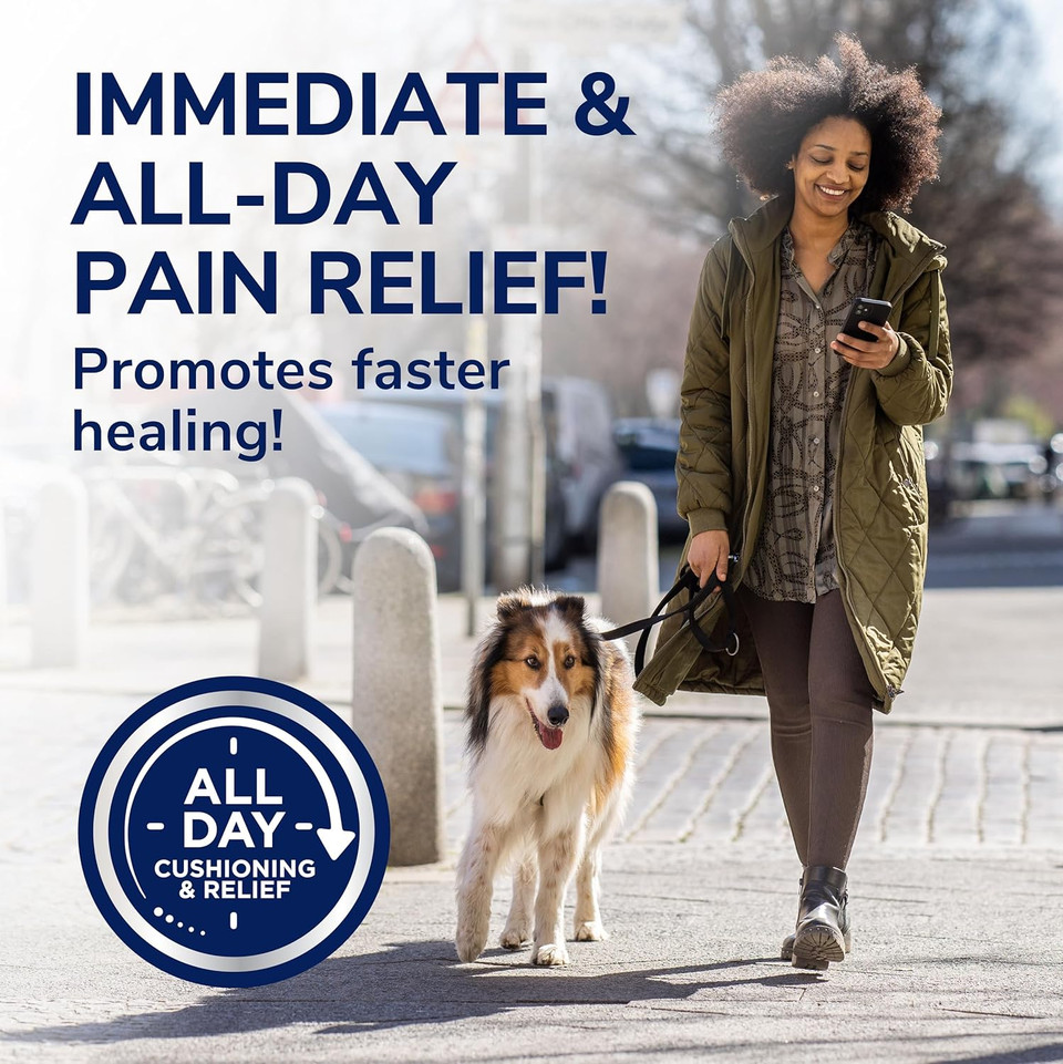 Dr. SchollS Blister Cushions Seal & Heal Bandage For Feet, Toes, Heels & Hands, 12 Ct - Blister Prevention Pads, Hydrogel Technology Protects From Painful Shoe Pressure & Rubbing, Water-Resistant