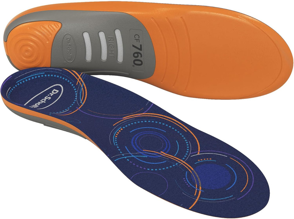 Dr. Scholl'S Custom Fit Comfort  Plantar Fasciitis Insoles, Orthotics Shoe Inserts With Arch Support For Men & Women, Suitable For 220+ Lbs, Stay On Your Feet All-Day With Optimum Cushioning, Cf540