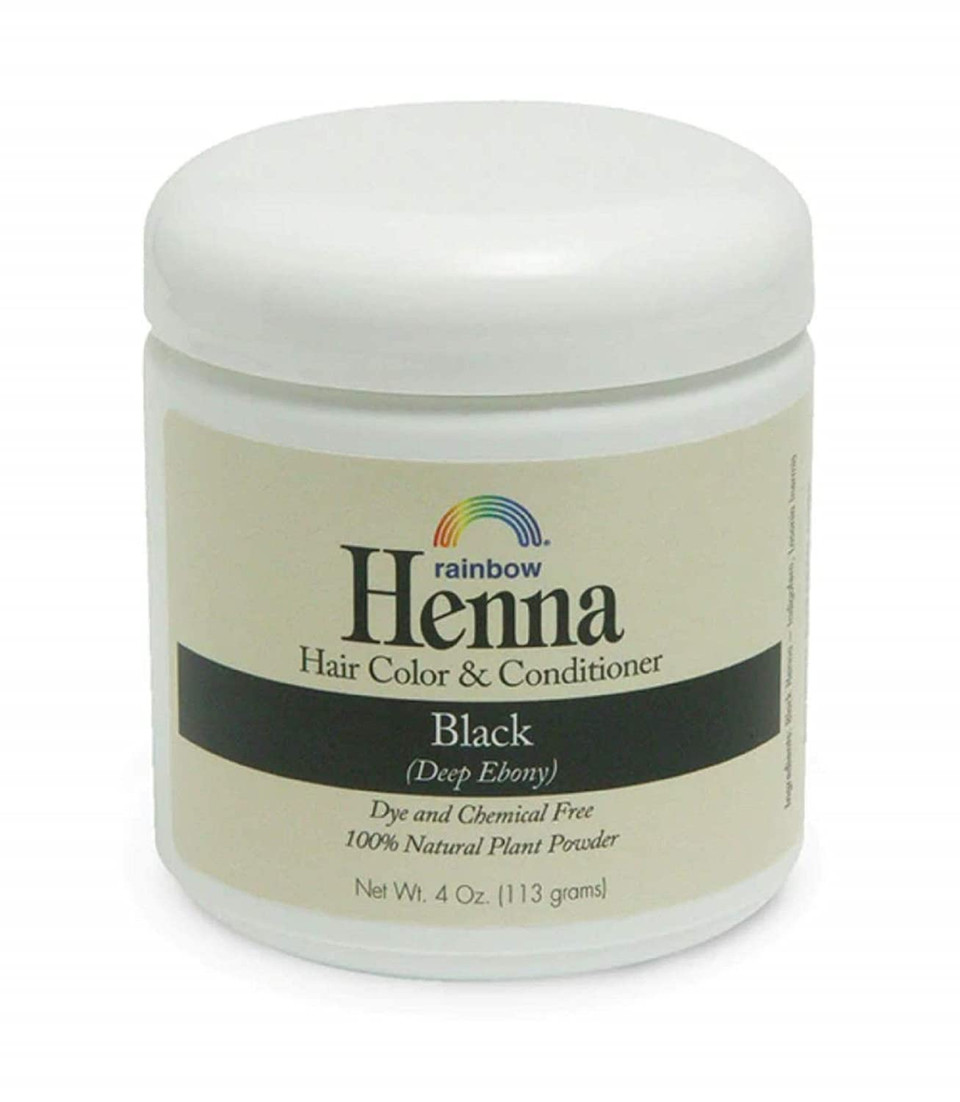 Rainbow Research Henna Hair Color And Conditioner, Persian Black Deep Ebony, 4 Ounce
