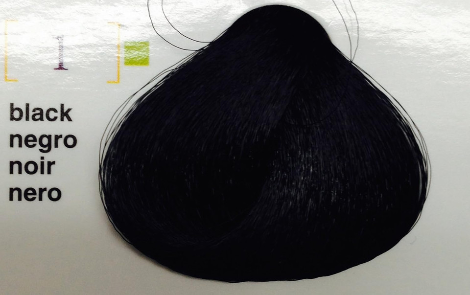 Salerm Vison Permanent Cream Haircolor (1 Black)