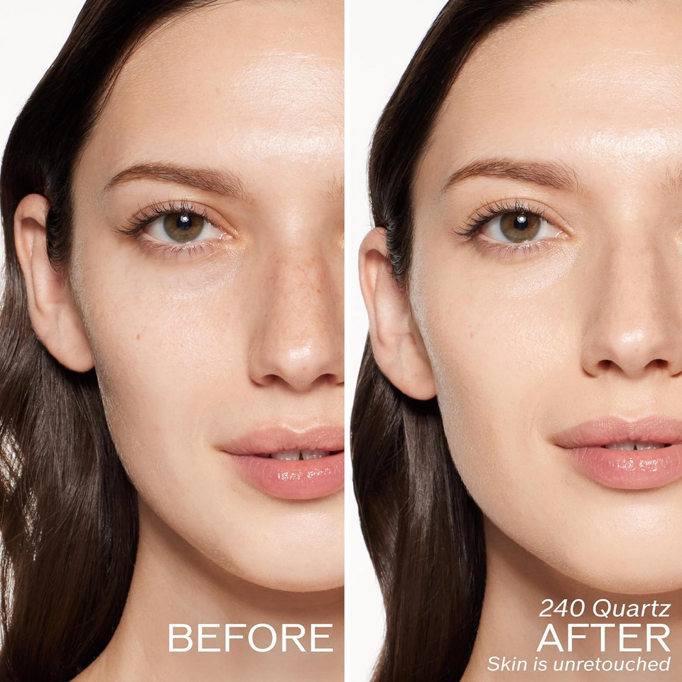 Shiseido Revitalessence Skin Glow Foundation Spf 30 - Buildable, Medium Coverage - 24-Hr Hydration & 12-Hr Wear - Transfer, Crease & Fade Resistant - Non-Comedogenic - All Skin Typesquartz - 240