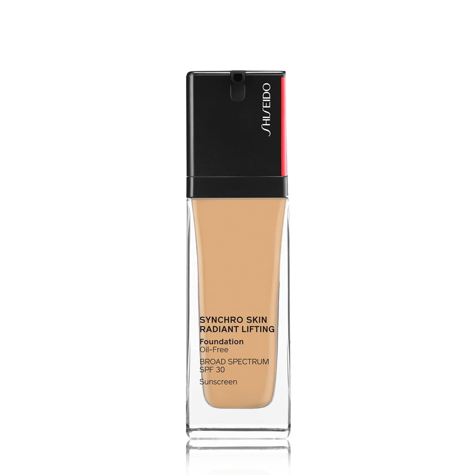 Shiseido Synchro Skin Radiant Lifting Foundation Spf 30 - Medium-To-Full, Buildable Coverage - 24-Hr Hydration - Transfer, Crease & Smudge Resistant - Non-Comedogenicoak - 340