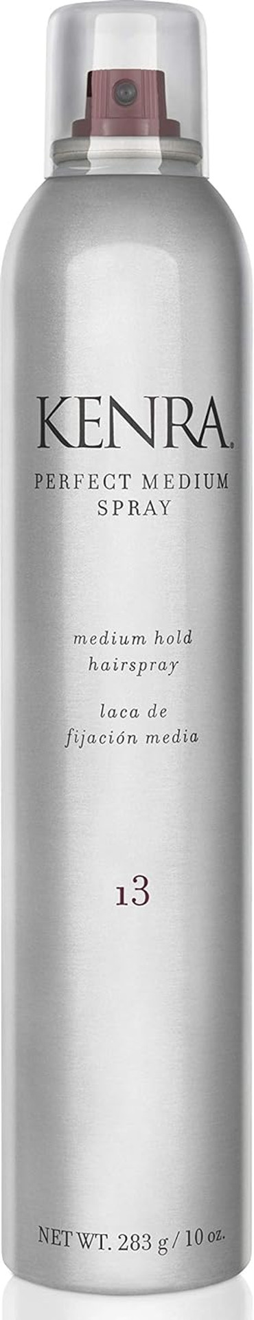 Kenra Professional Perfect Medium Spray 13 | Provides Styling Control Without Stiffness | Medium Hold | Fast-Drying Formulation | High Shine Finish | All Hair Types Kenra Professional Perfect Medium Spray 13 | Provides Styling Control Without Stiffness | Medium Hold | Fast-Drying Formulation | High Shine Finish | All Hair Types