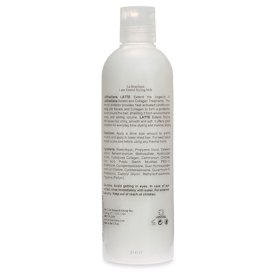 La-Brasiliana Latte Styling Milk, 8.45 Fl.Oz