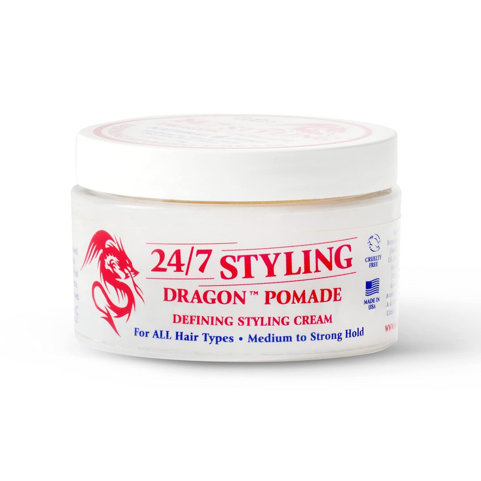 Morrocco Method Int'L 24/7 Styling Dragon Pomade. 100% Natural & Raw Styling Gel. Unisex. Medium/Strong Hold For All Hair Types. No Sls, Parabens Or Gmo'S