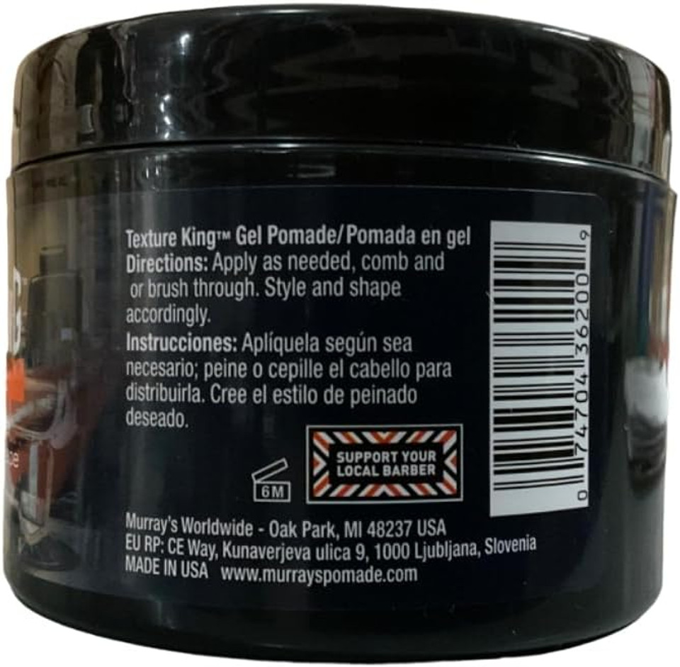 Murrays Texture King Gel Pomade (6 Oz)