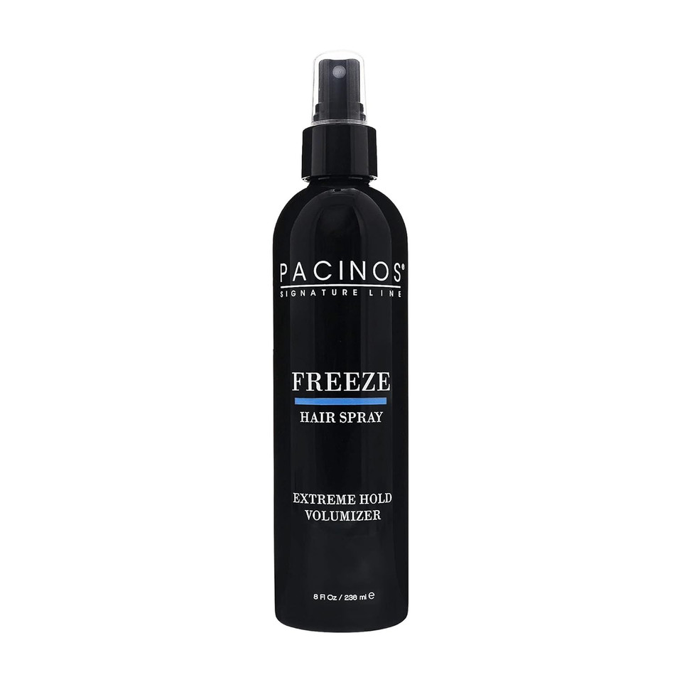 Pacinos Freeze Hair Spray - Extra Hold Texture Spray For All Hair Type - Professional Hair Setting & Finishing Spray For Maximum Volume
