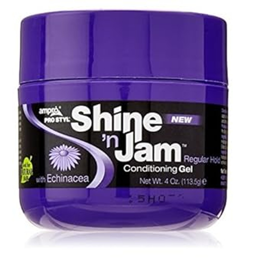 Shine 'N Jam Conditioning Gel, Regular Hold, 4 Oz Per Jar (2 Jars)