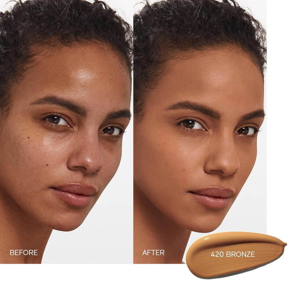 Shiseido Synchro Skin Self-Refreshing Foundation Spf 30 - Medium, Buildable Coverage + 24-Hour Wear - Waterproof & Transfer Resistant - Non-Comedogenicbronze - 420