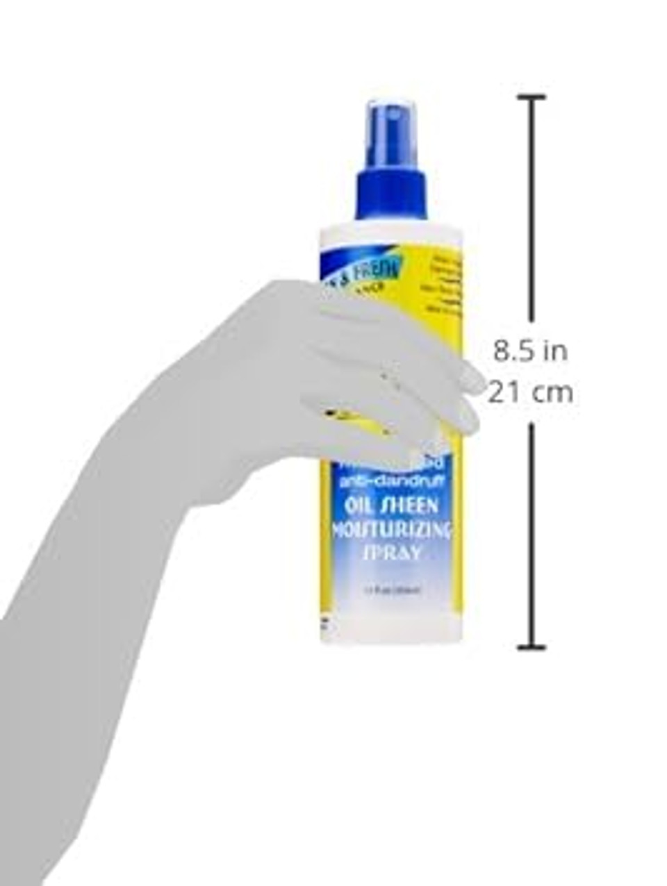 Sulfur 8 Fresh Oil Sheen Moisturizing Spray, 12 Ounce