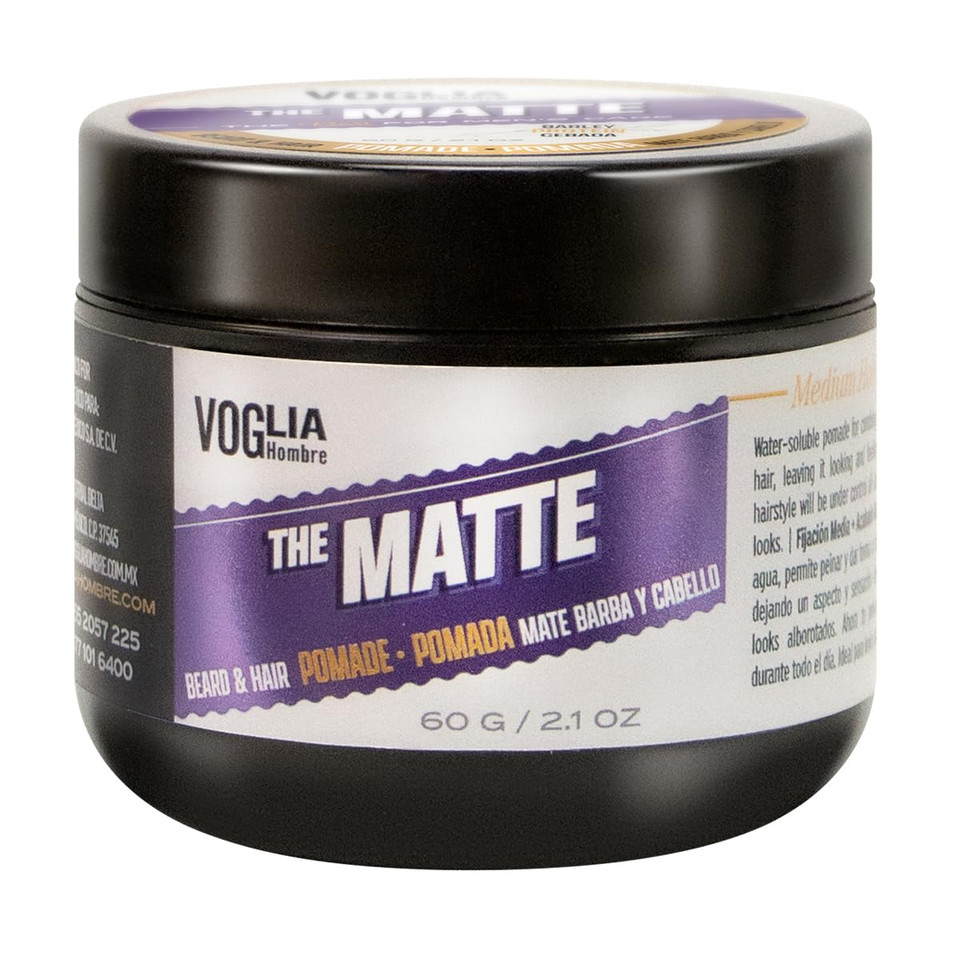 Voglia Men Pomade Matte For Beard And Hair 100G