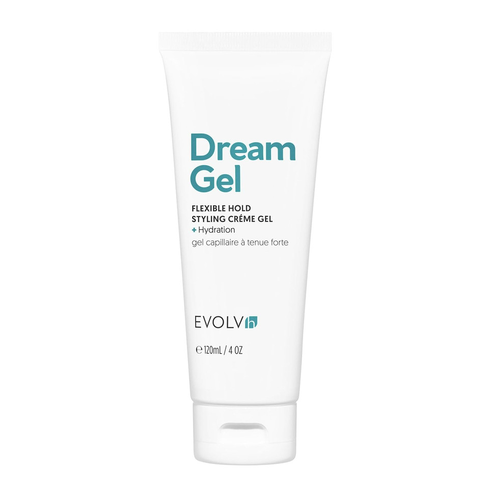 Evolvh - Dreamgel Flexible Hold Styling Creme Gel + Hydration | Vegan, Non-Toxic, Clean Hair Care (4 Fl Oz | 120 Ml) Packaging May Vary