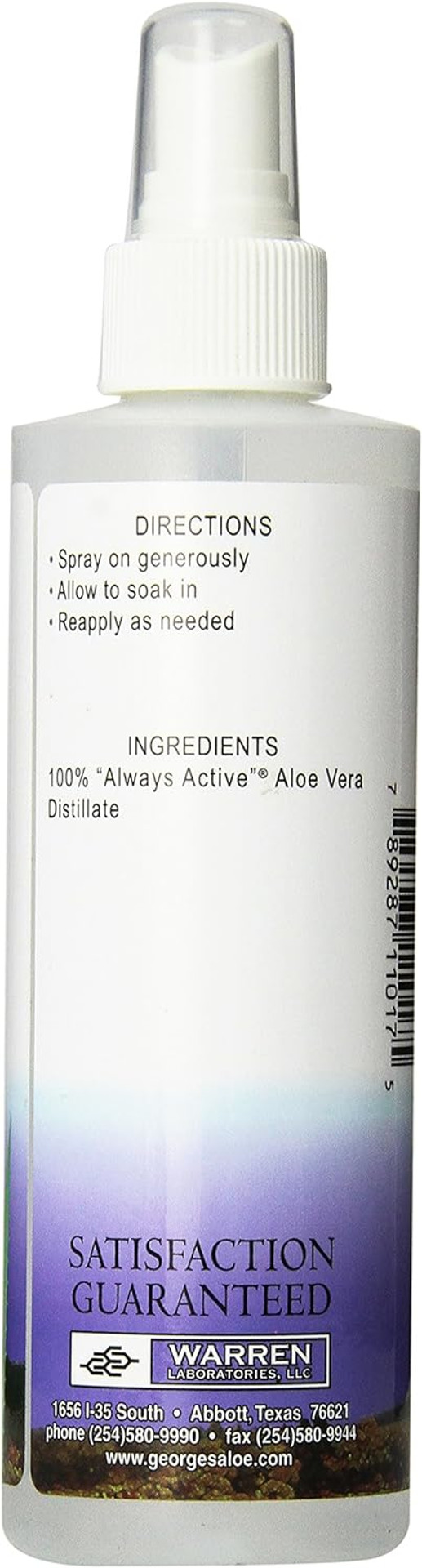 George'S Aloe Vera Spray Mister, 8 Fluid Ounce