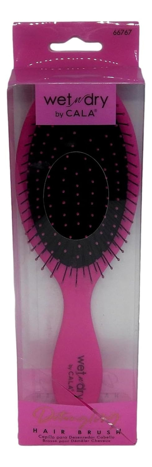 Cala Wet-N-Dry Fuchsia Hair Brush
