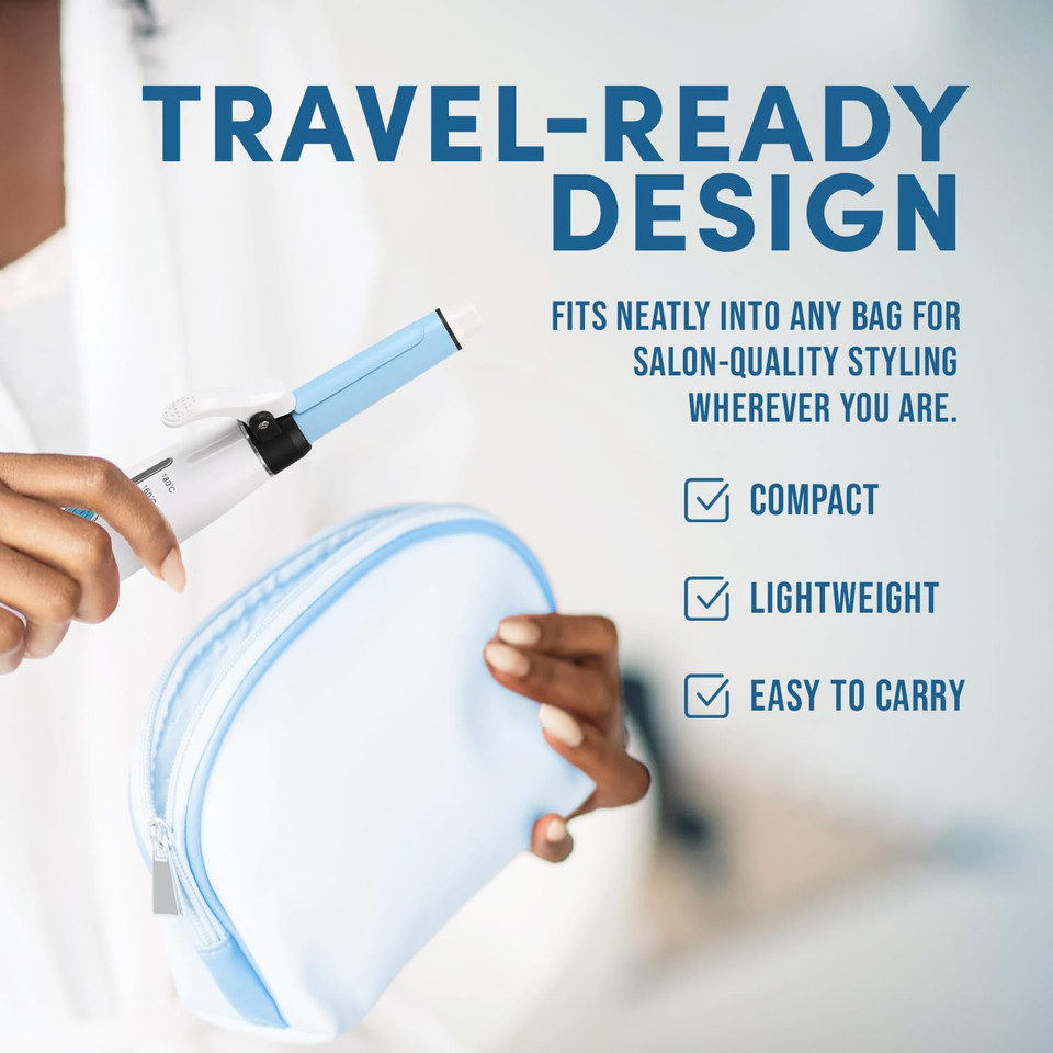 Pursonic Portable Cordless Professional Salon Quality Rechargeable Usb Curling Iron, Easy To Carry, Charge Up To 40 Minutes Of Use Pursonic Portable Cordless Professional Salon Quality Rechargeable Usb Curling Iron, Easy To Carry, Charge Up To 40 Minutes Of Use