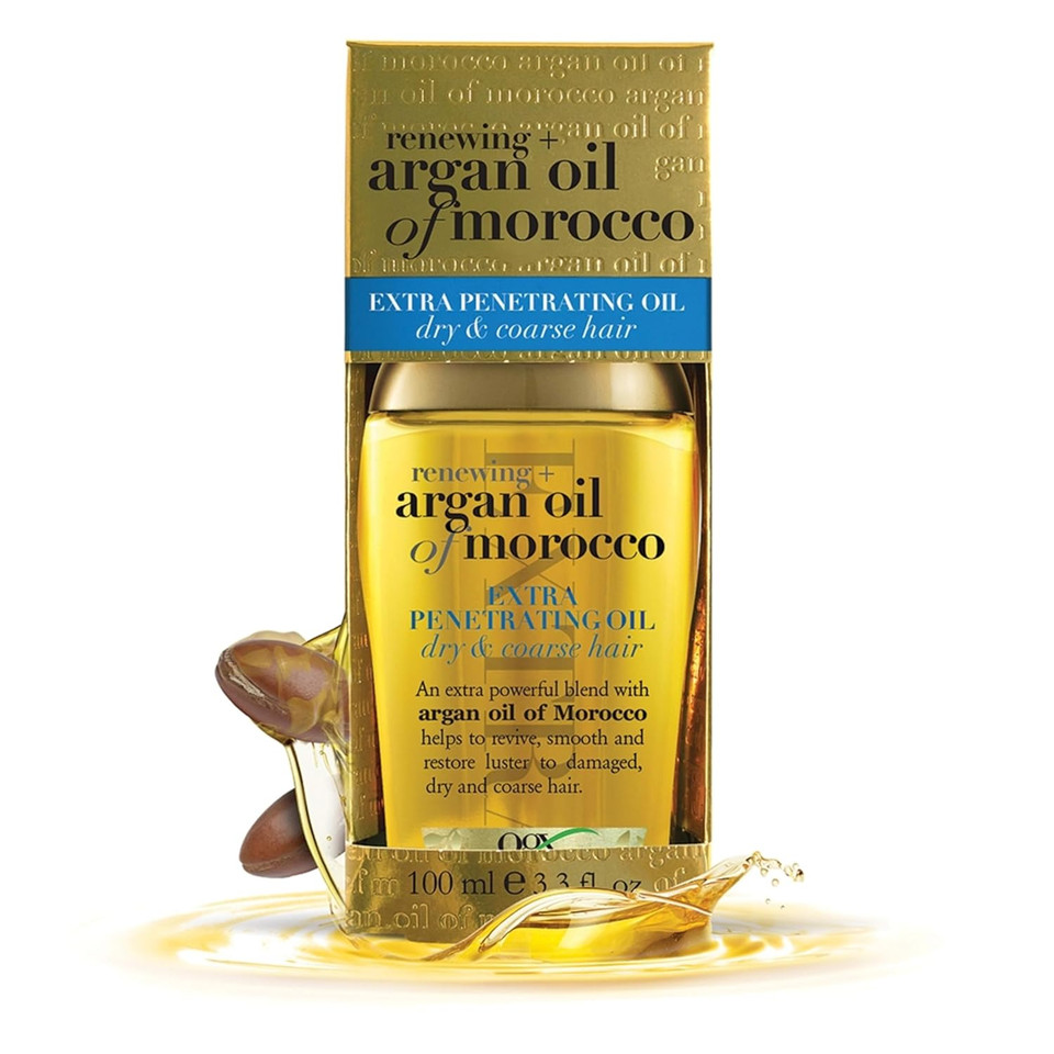 Ogx Renewing + Argan Oil Of Morocco Extra Penetrating Oil, Ogx Penetrating Oil Moroccan Oil 3.3 Fl Oz